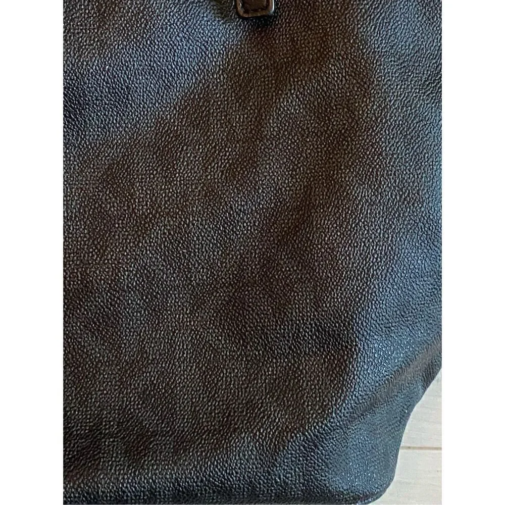 Michael Kors Black Signature Print Diaper Bag/Large Tote